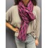 Echarpe imprimés feuilles et détails lurex