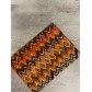 Echarpe motifs zig-zag et détails lurex