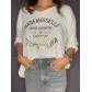 Top fin manches longues Mademoiselle rive gauche/ droite