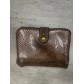 Maro PF petit formart effet python brillant et femeture languette clip