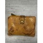 Maro PF petit formart effet python brillant et femeture languette clip