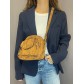 Sac porté travers effet python brillant avec zip et rabat