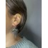 BO percées Acier - Petit anneaux coeur et rayon martelé
