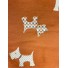 Echarpe imprimé chien