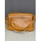 Sac cuir grainé rectangulaire porté travers double compartiment