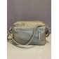 Sac cuir grainé rectangulaire porté travers double compartiment