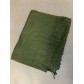 Echarpe unie avec franges