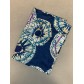Echarpe imprimés cercles et détails lurex 
