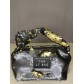 Sac porté main à paillettes reversibles \"THE IT BAG\" anse nouée