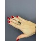 Bague Acier réglable - Bague multirangs avec plusieurs pierres