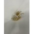 Bague Acier réglable - multi tiges avec perles effet nacré