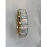 Bracelet éla - Enchaînement de pierres carrées effet cristal