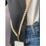Bijoux Portables - Bandouliere de perles effet nacré