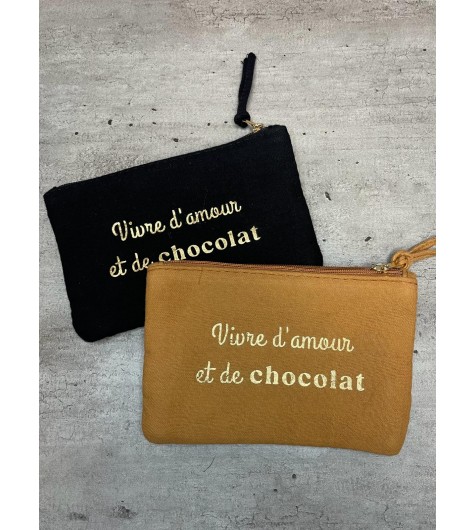 Pochette \"Vivre d'amour et de chocolat\" 