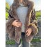 Veste léopard intérieur fourrure