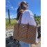 Sac paille hanse avec clou 