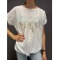 Top "perfectly imperfect" ajouré en bas 