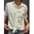 Chemise avec nœud et pochette avec fleur à sequin 