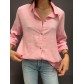 Top chemise style gaz de coton