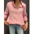 Top chemise style gaz de coton