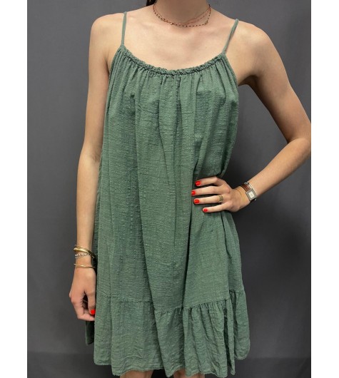 Robe courte en coton ample