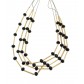 Necklace - Faceted beads and tubes.