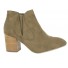 Anckle boots - Faux nubuck, plain colour .