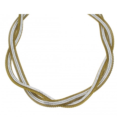 Collier - Chaîne tressée.