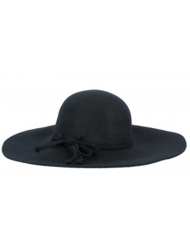 Wide-brimmed hat - Bow.