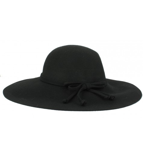 Wide-brimmed hat - Bow.