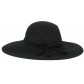 Wide-brimmed hat - Bow.