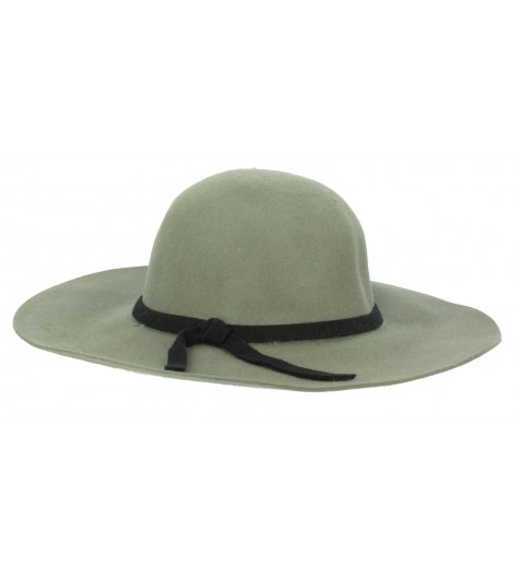 Wde-brimmed hat - Ribbon.