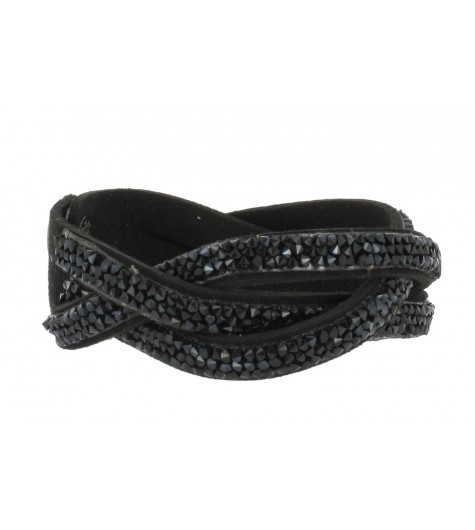 Bracelet - Tresse strass.