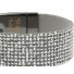 Bracelet - Large tout strass.