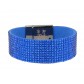 Bracelet - Wide full rhinestone.
