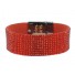 Bracelet - Large tout strass.