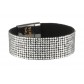 Bracelet - Wide full rhinestone.