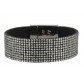 Bracelet - Wide full rhinestone.