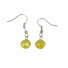 Earrings - Faceted bead.