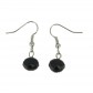 Earrings - Faceted bead.