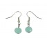 Earrings - Faceted bead.