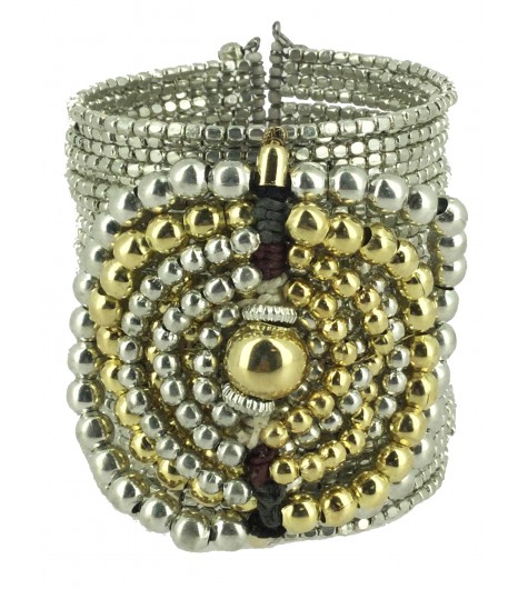 Bracelet ela - Spiral beads decoration.