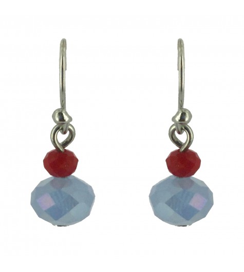 Earrings - Faceted beads.