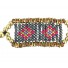 Bracelet - Barrette de perles motif ethnique.