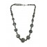 Long Necklace - Faceted beads spheres.