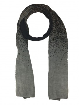 Scarf - Shaded with lurex decoration.