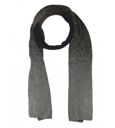 Scarf - Shaded with lurex decoration.