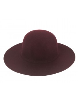 Wide brimmed - Felt like plain color.