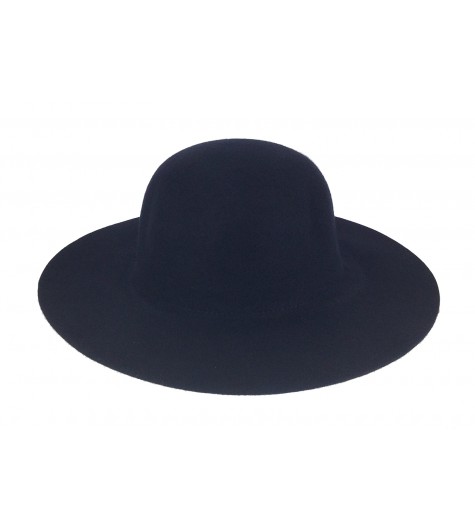 Wide brimmed - Felt like plain color.