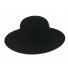 Wide brimmed - Felt like plain color.